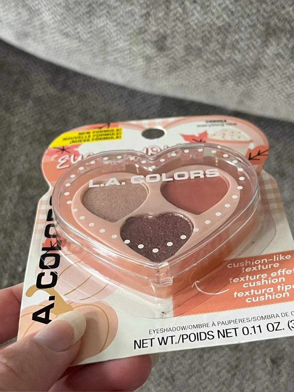 La Colors Pumpkin Spice Everything Nice Heart Eyeshadow Palette Fall Autumn